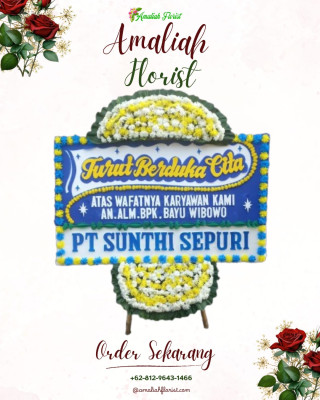 Papan Bunga Duka di Penjaringan