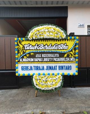 Papan Bunga Duka di Penjaringan