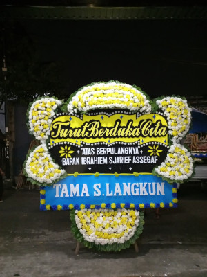 Papan Bunga Duka di Penjaringan