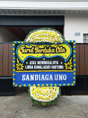 Papan Bunga Duka di Penjaringan